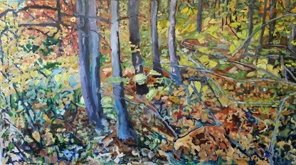 The Four Seasons - Fall, Oil on Canvas, 60 X 108