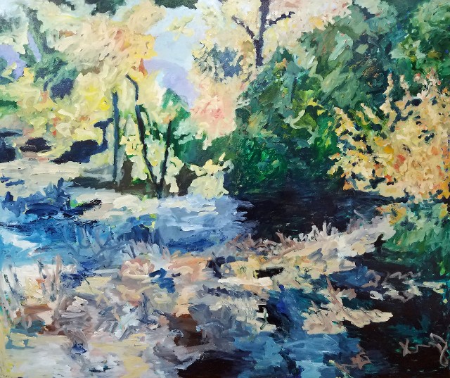 Taos, New Mexico, Oil on Canvas